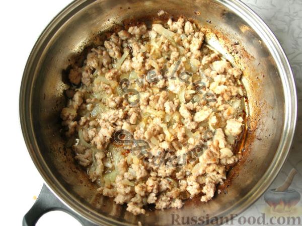 Наливной пирог "Прошу к столу" (с мясом и овощами)